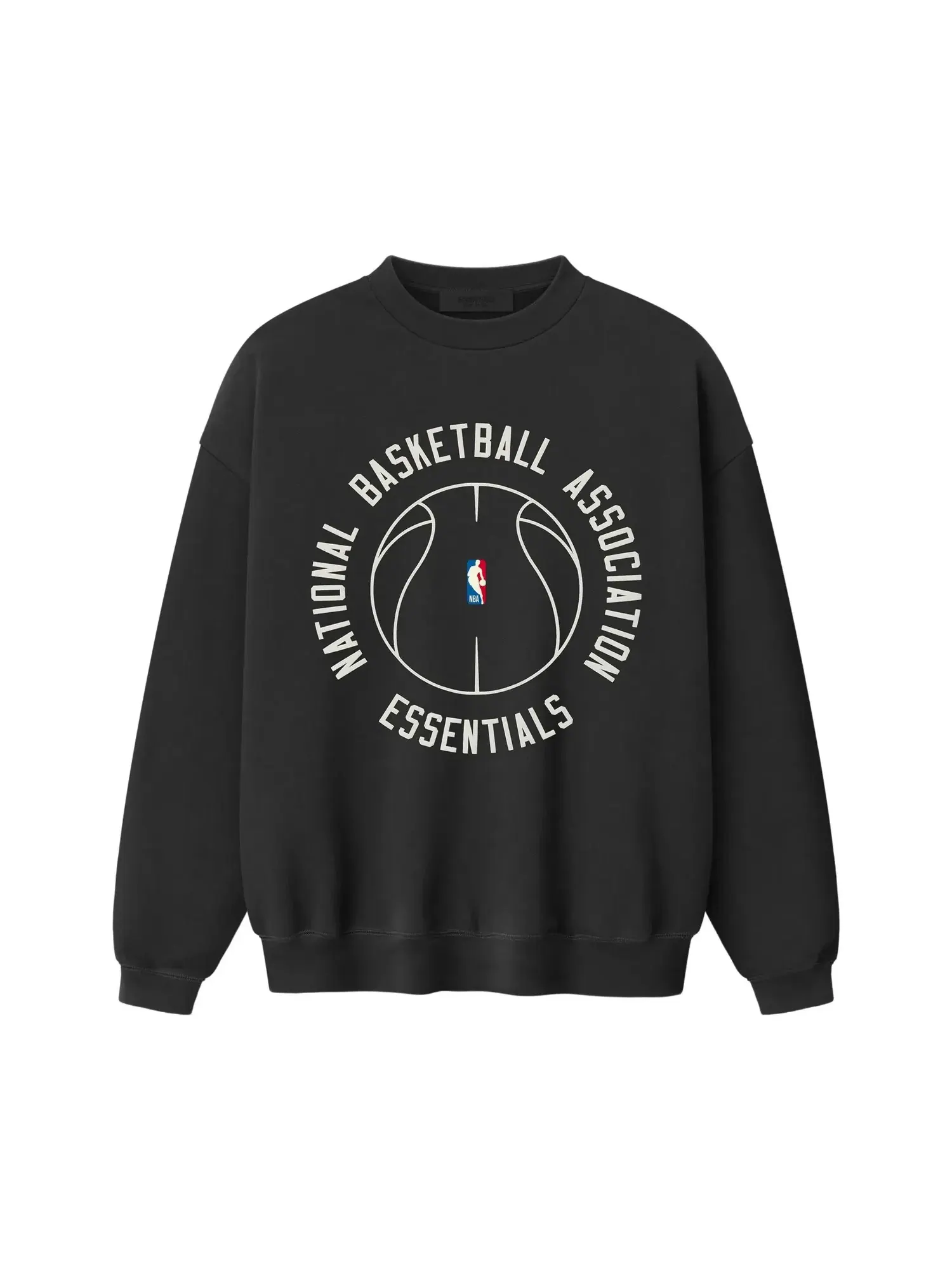 Свитшот Fear of God Essentials NBA x Barkley Hendricks 90s Crewneck — изображение 1 из 2, черный