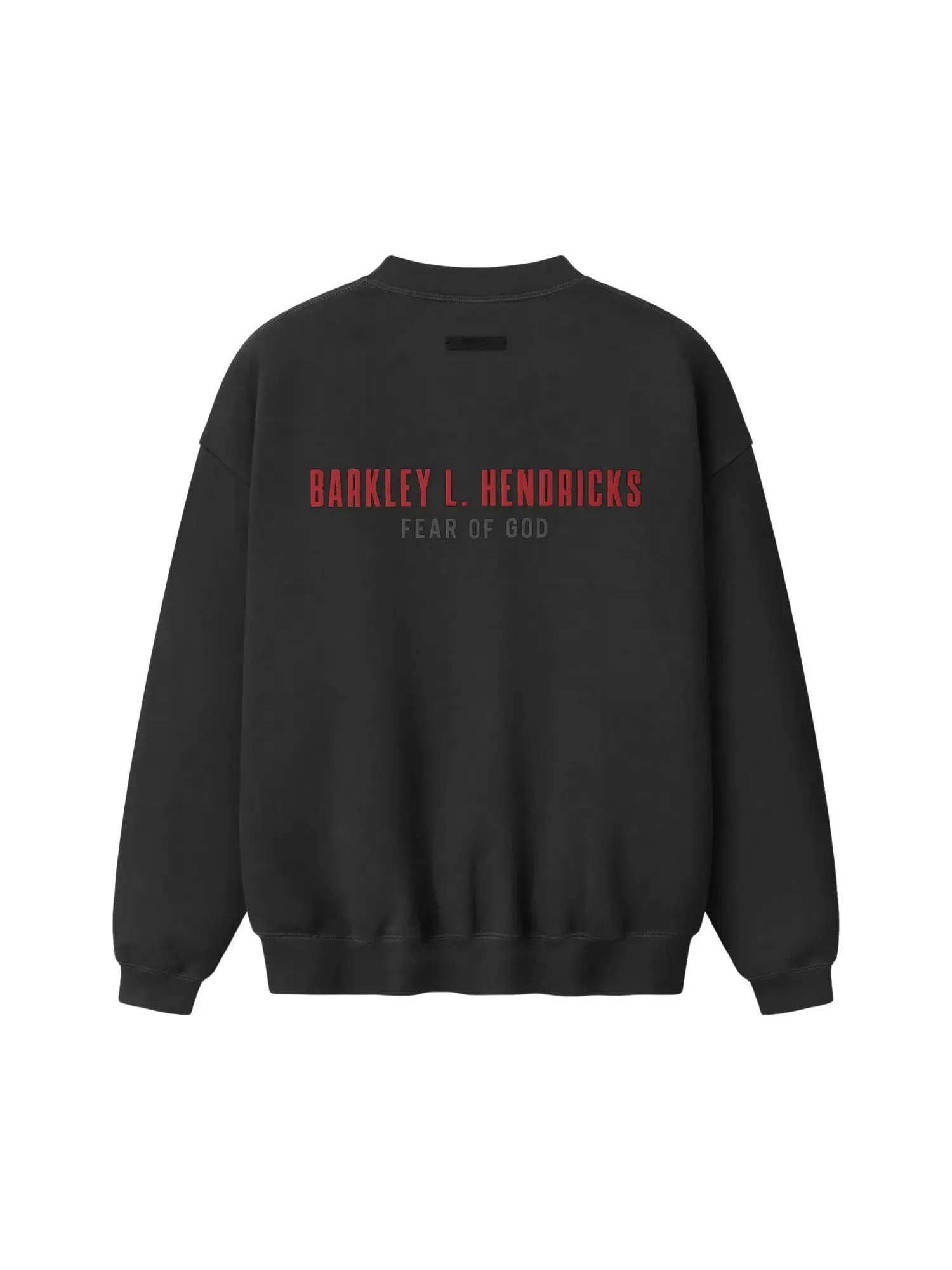 Свитшот Fear of God Essentials NBA x Barkley Hendricks 90s Crewneck — изображение 2 из 2, черный