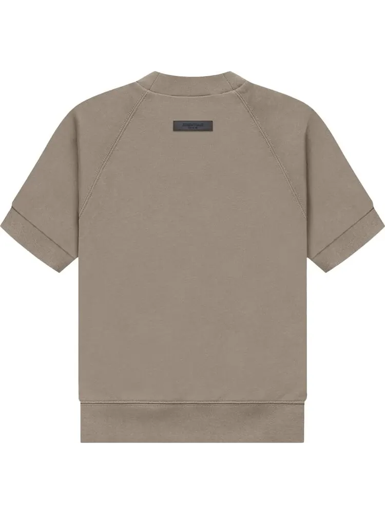 Футболка Fear of God Essentials Short-Sleeve Sweatshirt 'Desert Taupe' — изображение 2 из 2, серый