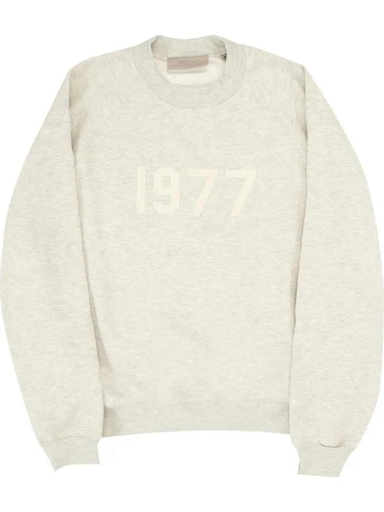 Толстовка Fear of God Essentials Essentials Crewneck 'Light Oatmeal' — изображение 1 из 2, серый
