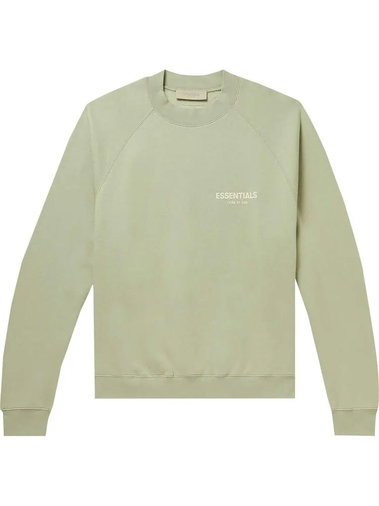 Толстовка Fear of God Essentials Essentials Crewneck 'Seafoam' — изображение 1 из 2, зеленый