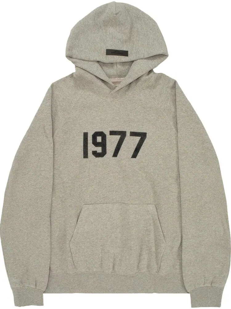 Худи Fear of God Essentials Essentials Hoodie 'Dark Oatmeal' — изображение 1 из 2, серый