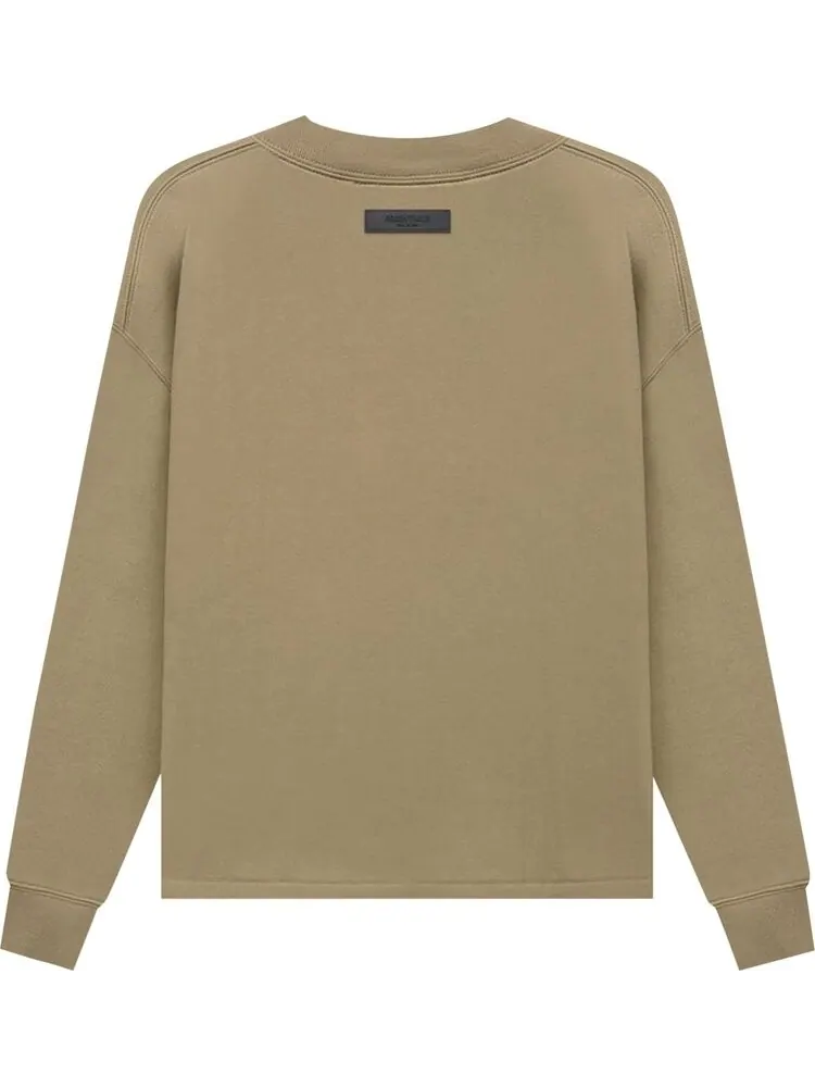 Толстовка Fear of God Essentials Relaxed Crewneck 'Oak' — изображение 2 из 2, зеленый