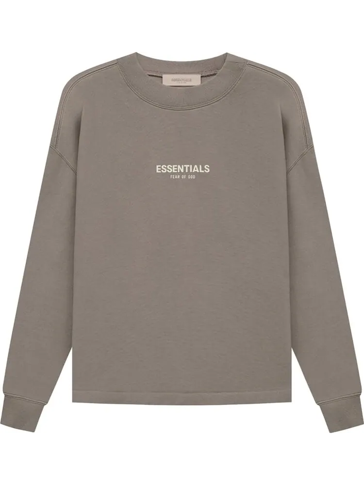 Толстовка Fear of God Essentials Relaxed Crewneck 'Desert Taupe' — изображение 1 из 2, серый