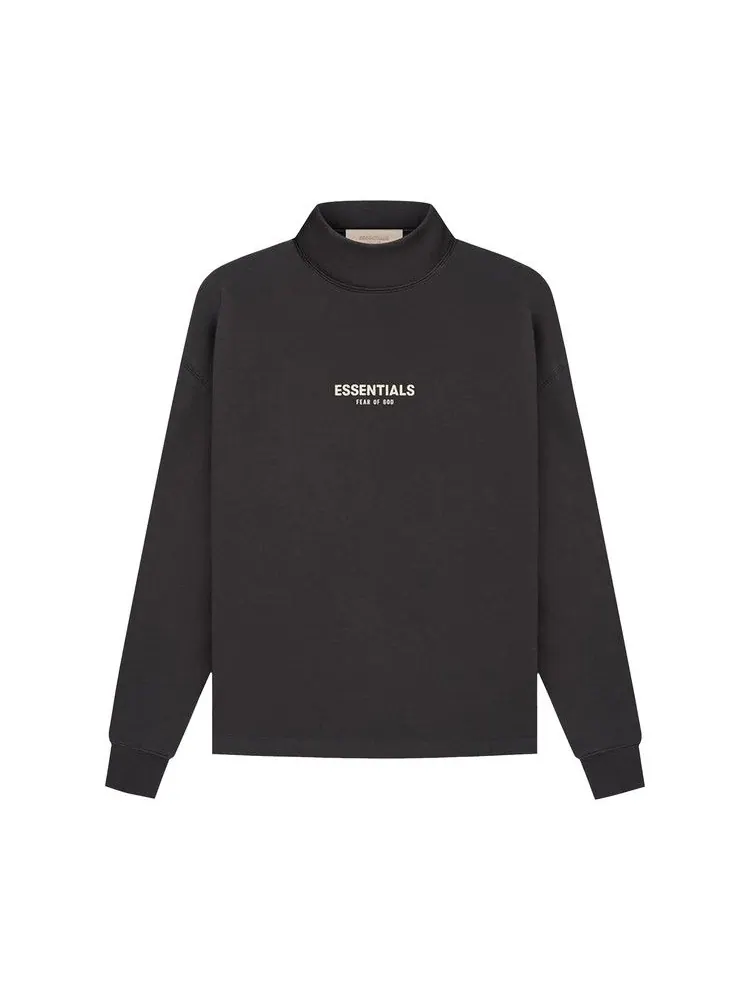 Топ Fear of God Essentials Relaxed Mockneck — изображение 1 из 1, железный