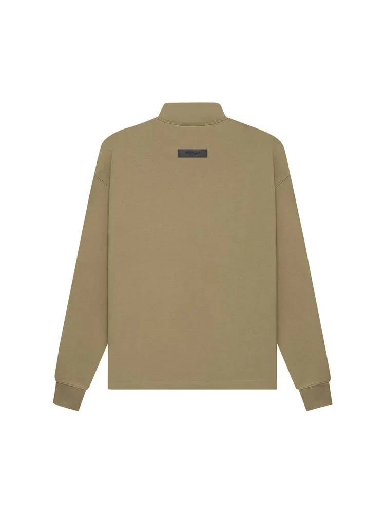 Топ Fear of God Essentials Relaxed Mockneck — изображение 2 из 2, коричневый