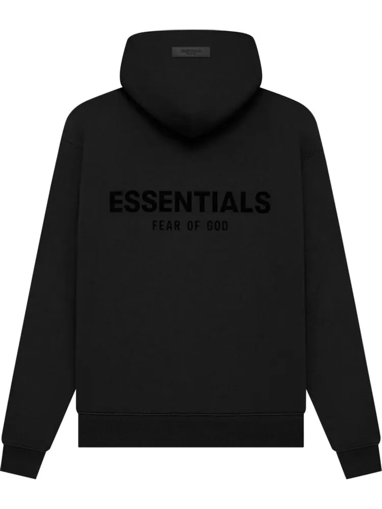 Худи Fear of God Essentials 'Stretch Limo' FW22, черное — изображение 2 из 2, черный