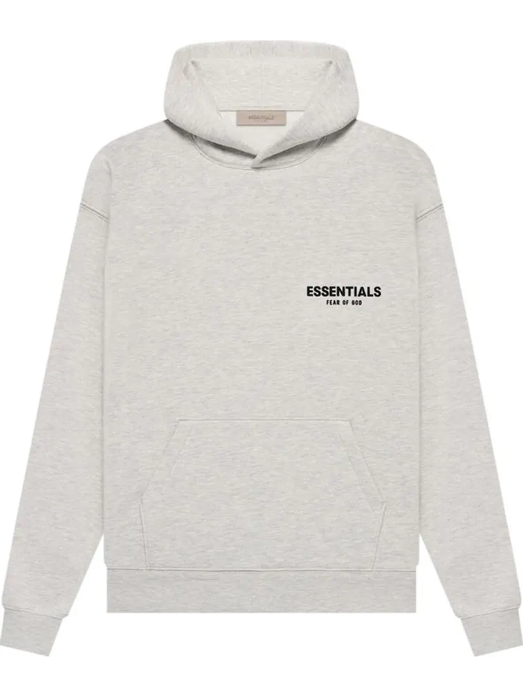 Худи Fear of God Essentials 'Light Oatmeal' — изображение 1 из 2, серый