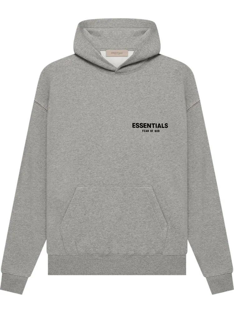Худи Fear of God Essentials 'Dark Oatmeal' — изображение 1 из 2, серый