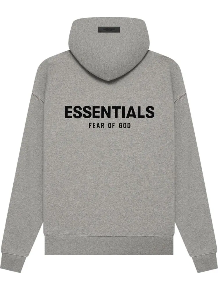 Худи Fear of God Essentials 'Dark Oatmeal' — изображение 2 из 2, серый