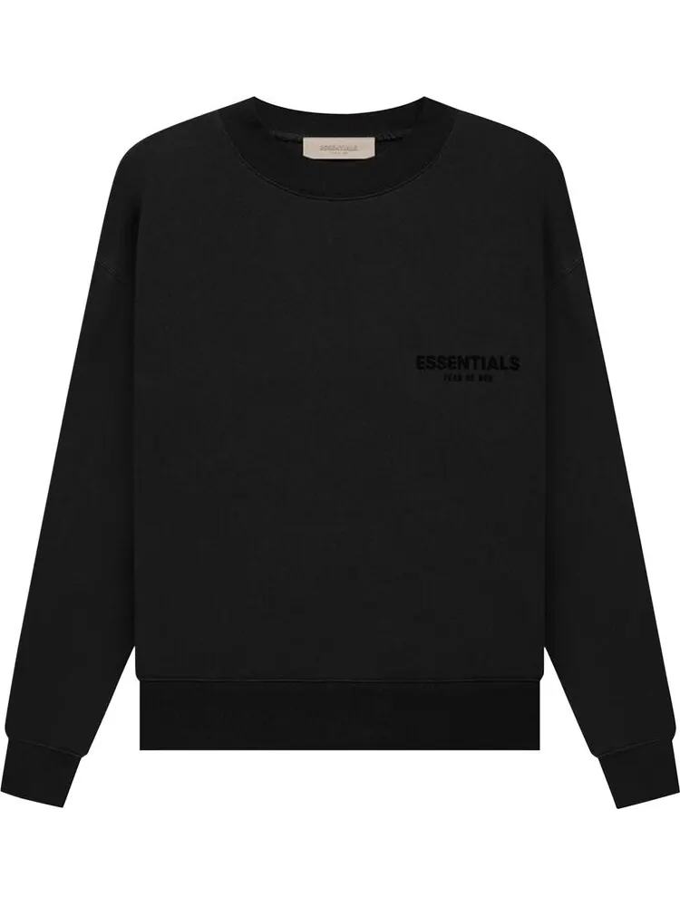 Толстовка Fear of God Essentials Crewneck 'Stretch Limo' — изображение 1 из 2, черный