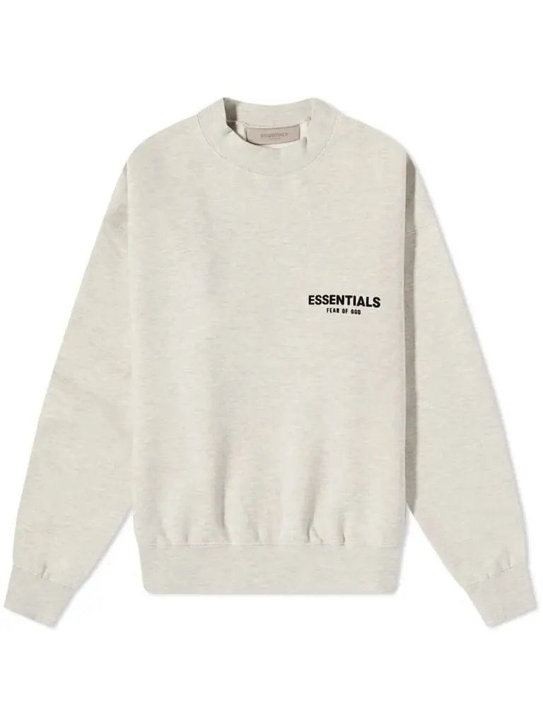 Худи Fear of God Essentials Crewneck — изображение 2 из 4, серый