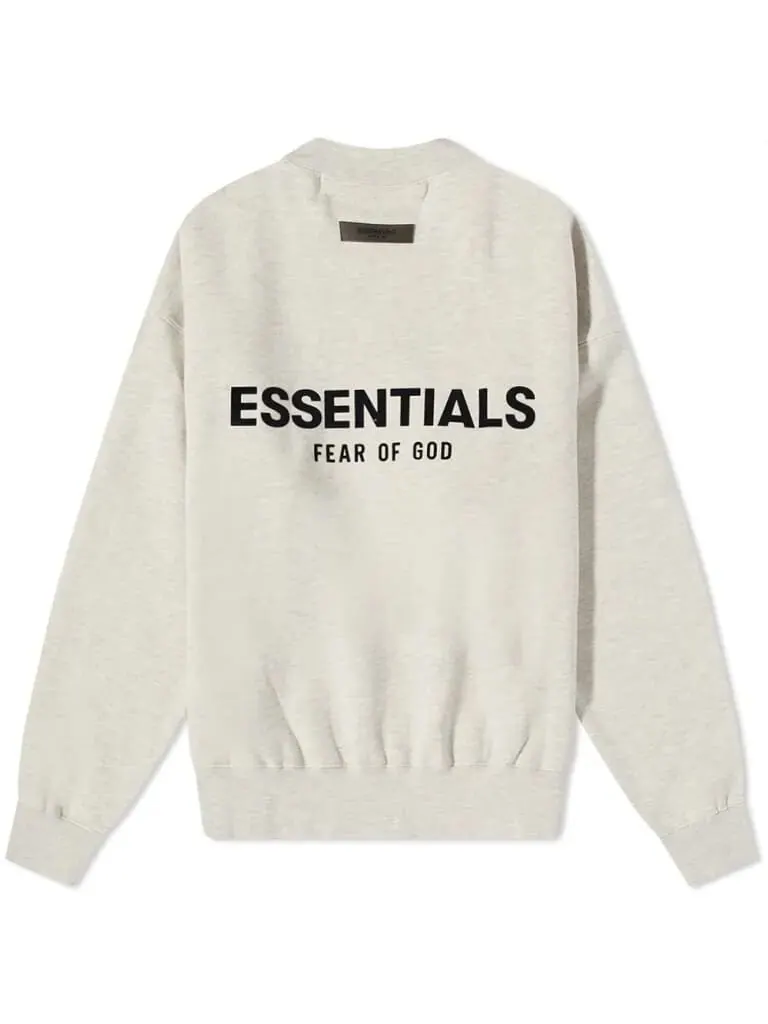Худи Fear of God Essentials Crewneck — изображение 3 из 4, серый