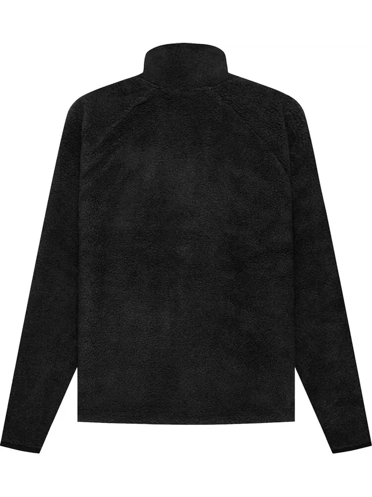 Куртка Fear of God Essentials Polar Fleece Full Zip Jacket 'Iron' — изображение 2 из 2, черный