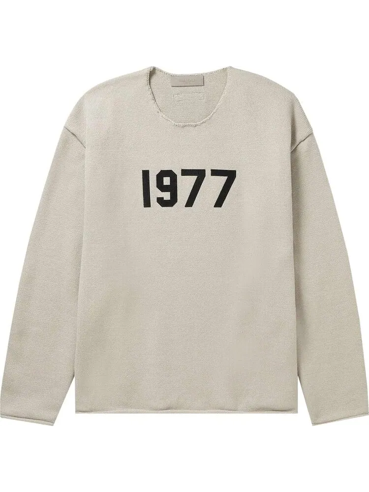 Свитер Fear of God Essentials Raw Edge Sweater 'Wheat' — изображение 1 из 3, бежевый