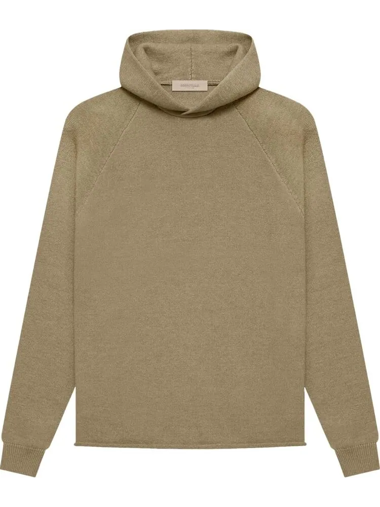 Худи Fear of God Essentials Knit Hoodie 'Oak' — изображение 1 из 2, зеленый