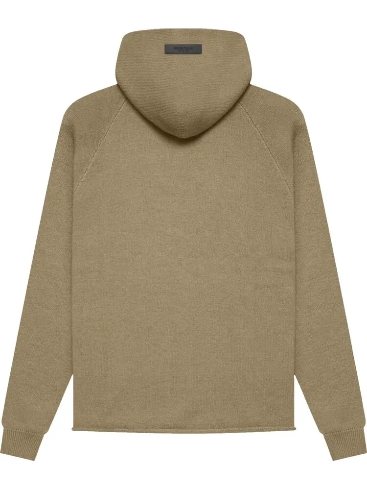 Худи Fear of God Essentials Knit Hoodie 'Oak' — изображение 2 из 2, зеленый