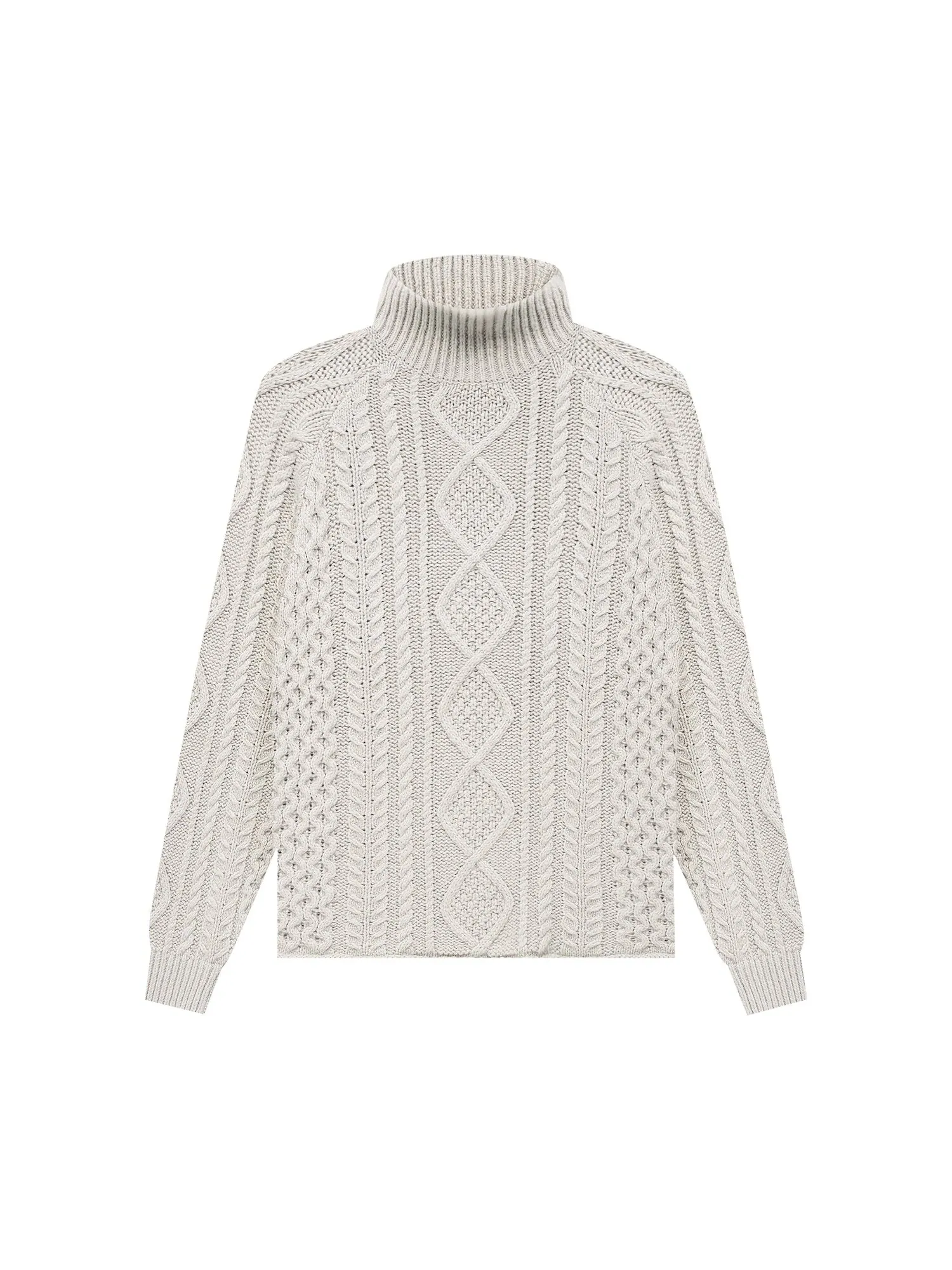 Водолазка косой вязки Fear of God Essentials, цвет Пшеница — изображение 1 из 2