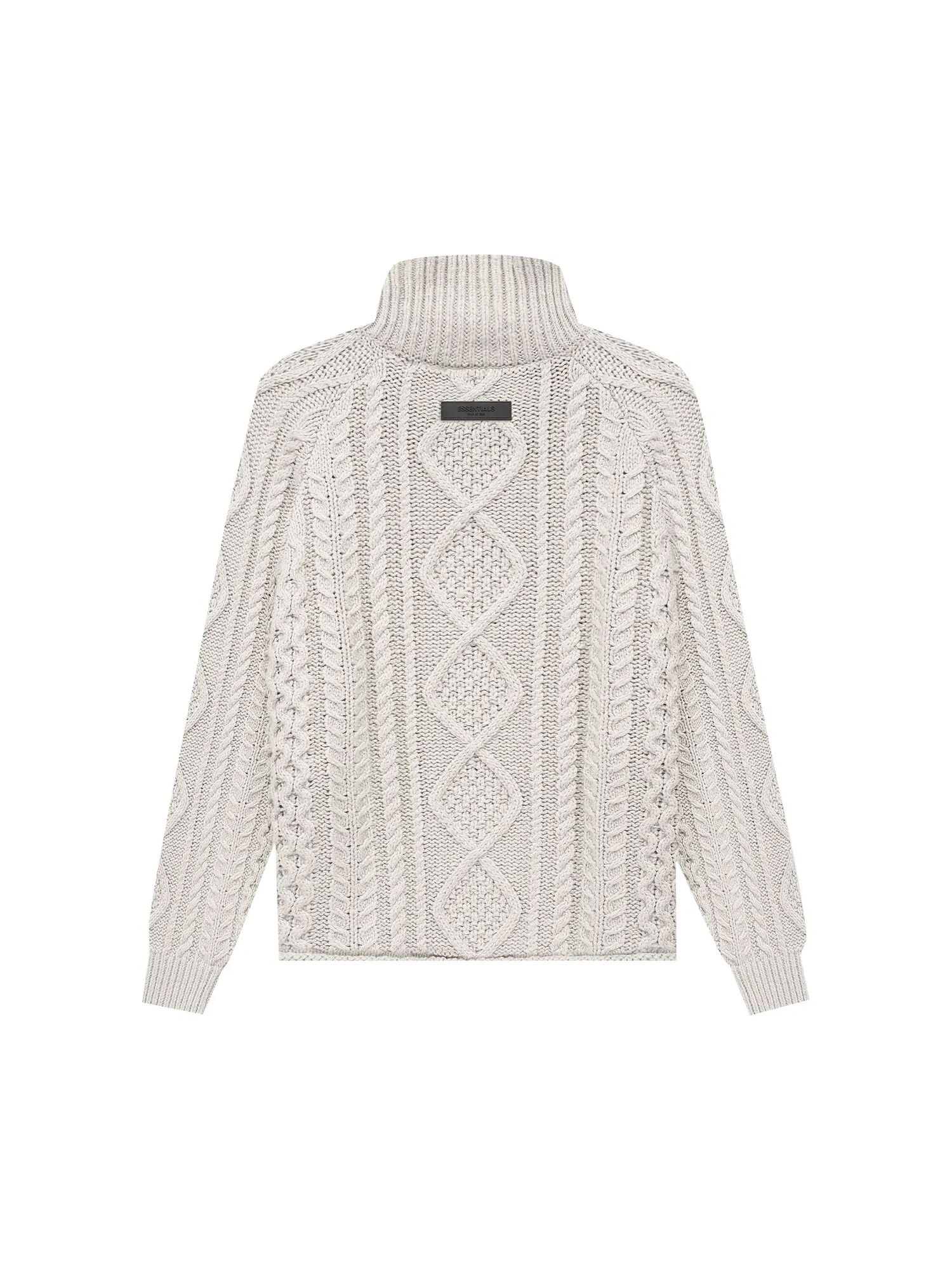 Водолазка косой вязки Fear of God Essentials, цвет Пшеница — изображение 2 из 2