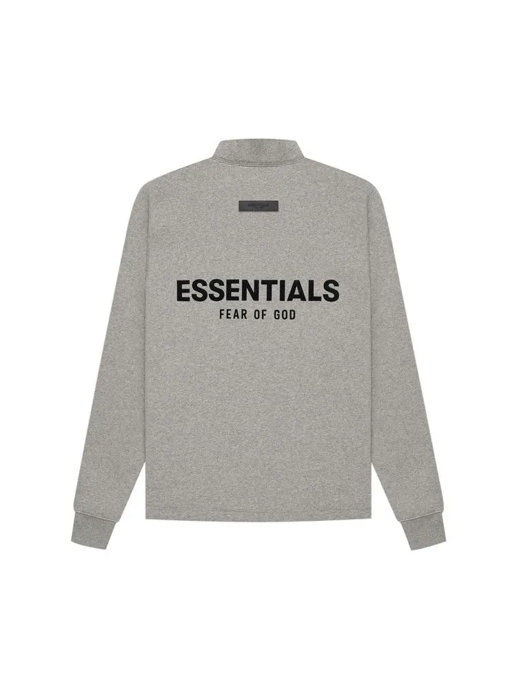 Топ Fear of God Essentials Relaxed Mockneck — изображение 2 из 2, овсяный