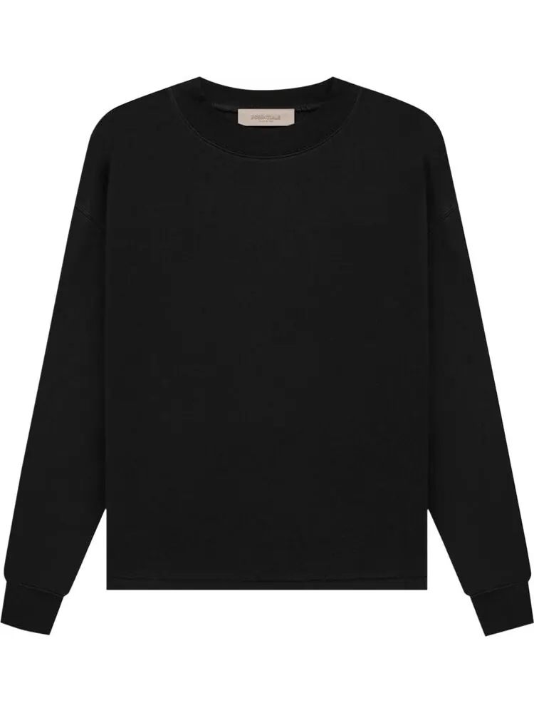 Толстовка Fear of God Essentials Relaxed Crewneck 'Stretch Limo' — изображение 1 из 2, черный