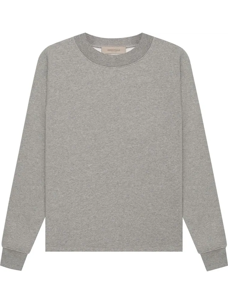 Толстовка Fear of God Essentials Relaxed Crewneck 'Dark Oatmeal' — изображение 1 из 2, серый