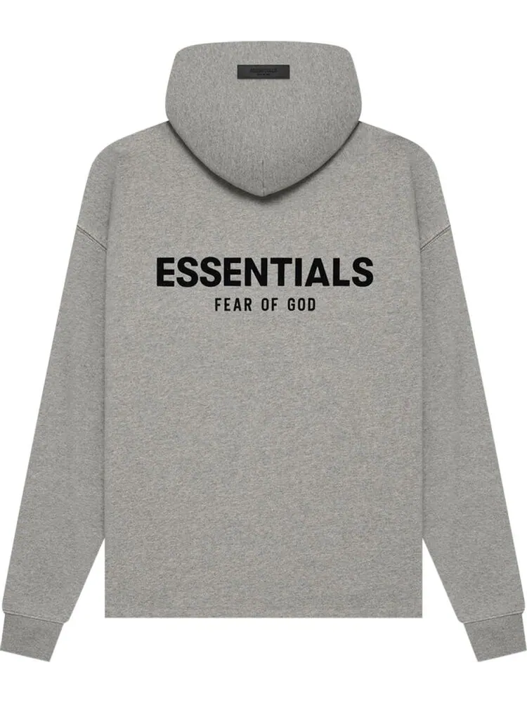 Худи Fear of God Essentials Relaxed Hoodie 'Dark Oatmeal' — изображение 2 из 2, серый