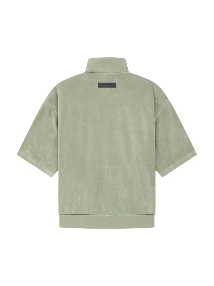 Топ Fear of God Essentials Velour Mockneck — изображение 2 из 2, морская пена