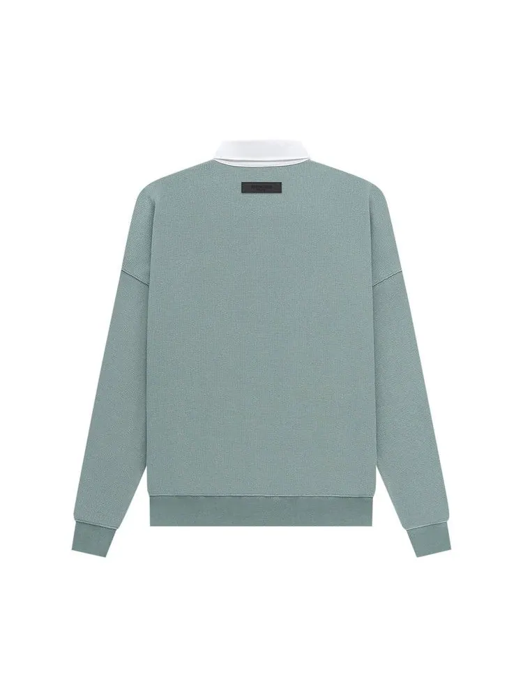 Брюки Fear of God Essentials Waffle Henley Rugby, Sycamore — 2