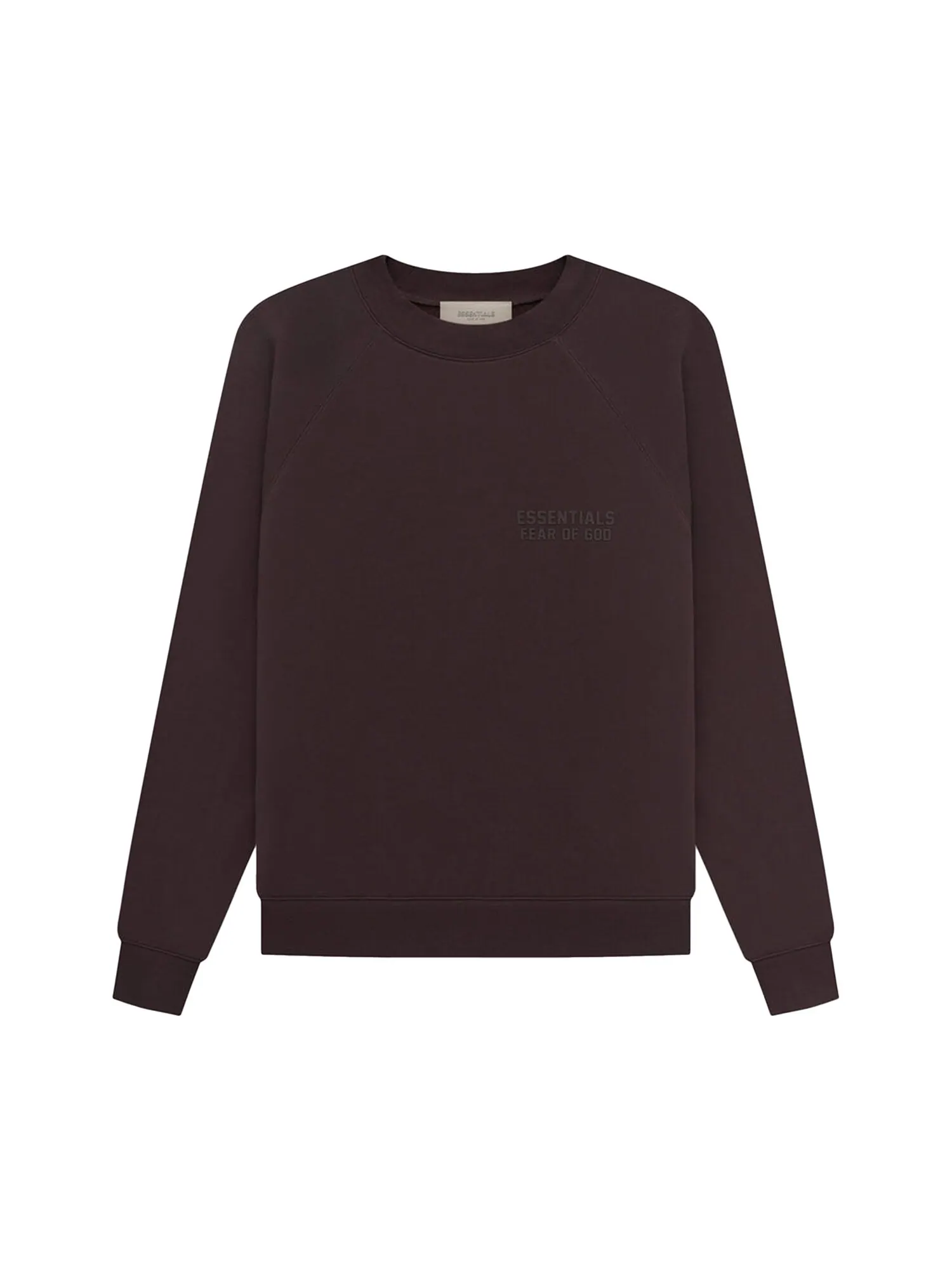 Толстовка с круглым вырезом Fear of God Essentials, цвет Сливовый — изображение 1 из 2