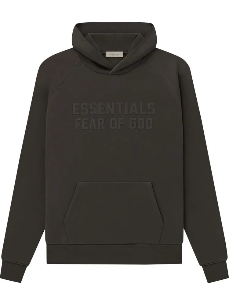 Худи Fear of God Essentials Hoodie 'Off Black' — изображение 1 из 2, черный