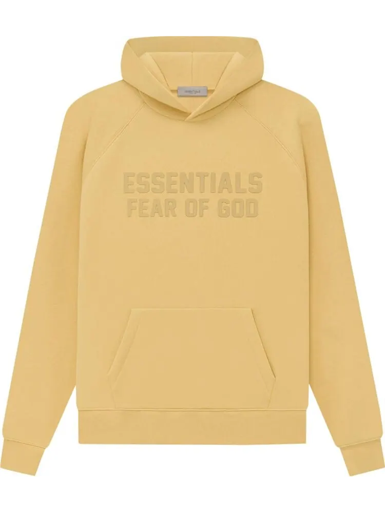 Худи Fear of God Essentials Hoodie 'Light Tuscan' — изображение 1 из 2, желтый