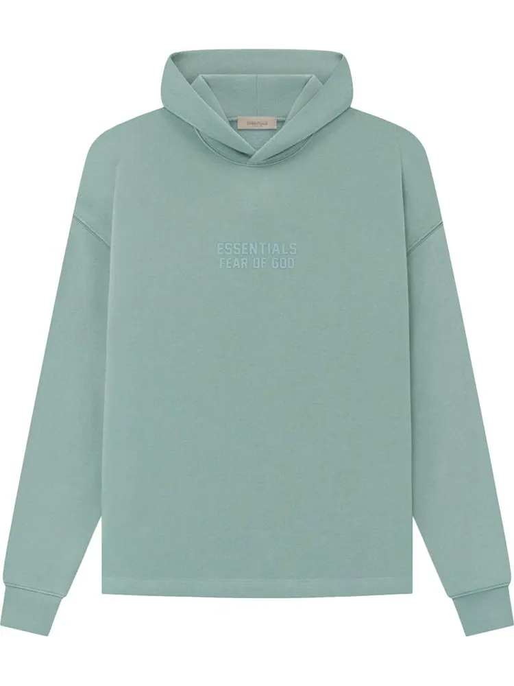 Худи Fear of God Essentials Relaxed Sycamore — изображение 1 из 2, зеленый