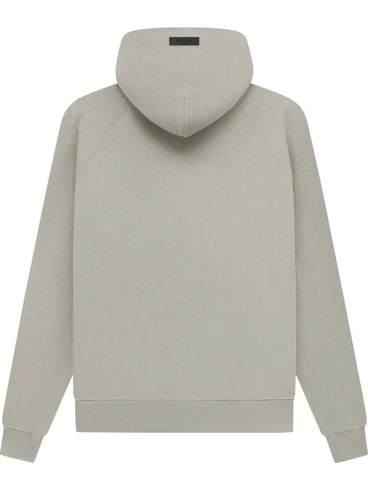 Худи Fear of God Essentials Waffle Raglan Hoodie 'Seal' — изображение 2 из 2, серый