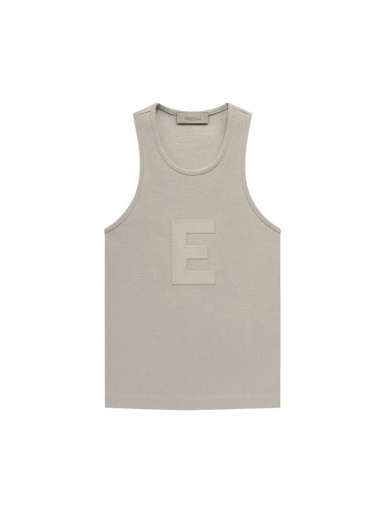 Топ Fear of God Essentials Waffle Tank — изображение 1 из 2, серый