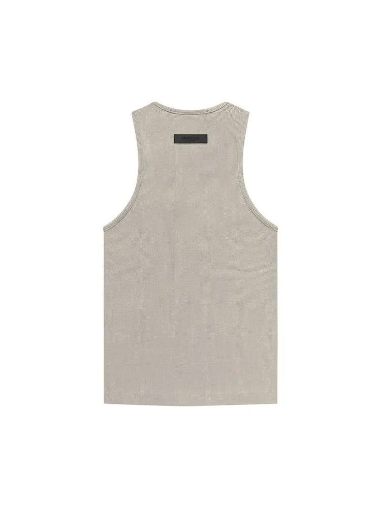 Топ Fear of God Essentials Waffle Tank — изображение 2 из 2, серый