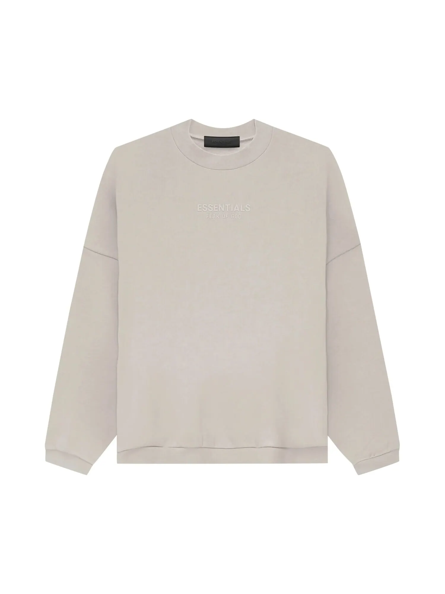 Круглый вырез Fear of God Essentials, серебристое облако — изображение 1 из 2, серебристый