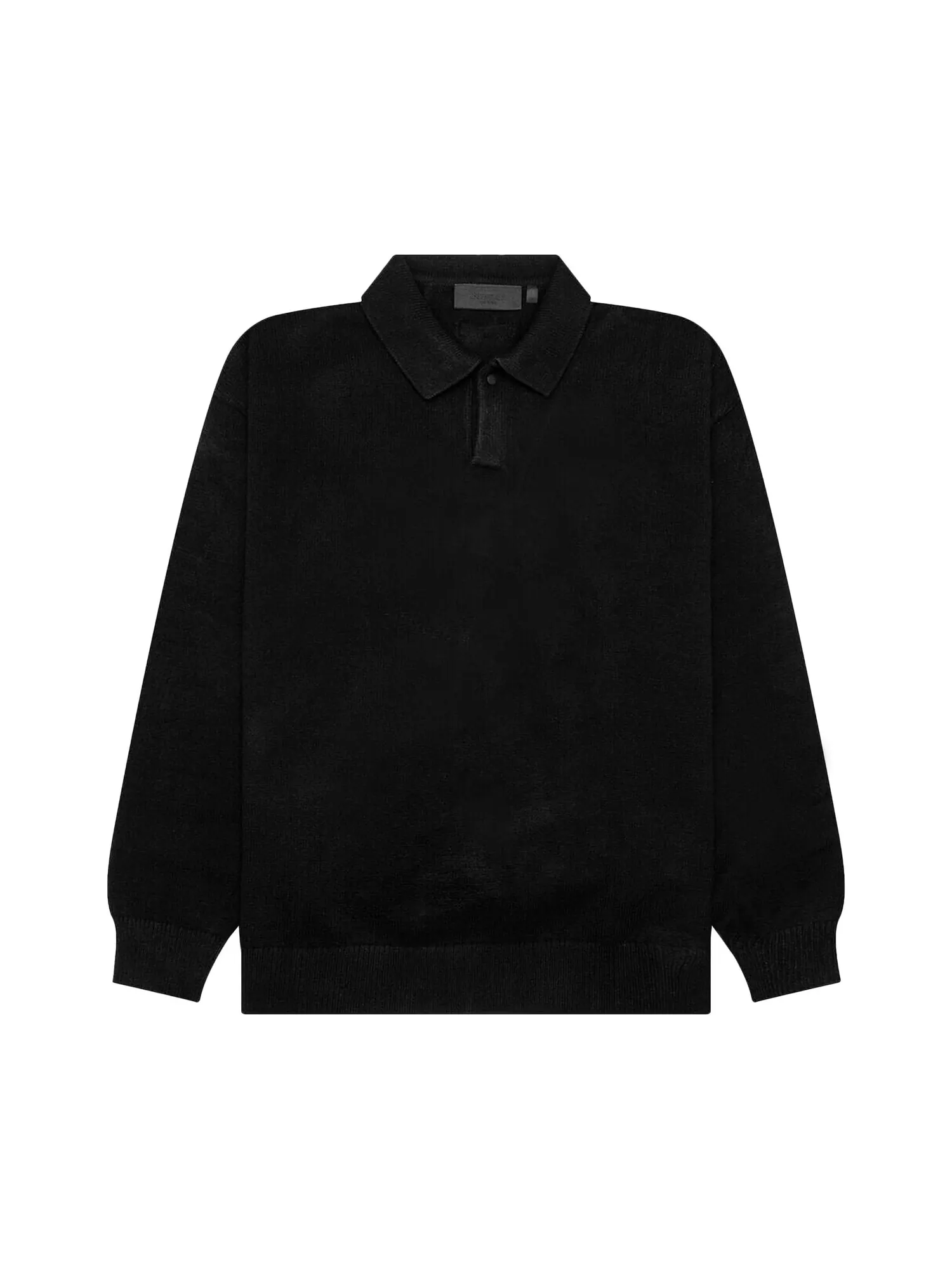 Поло Fear of God Essentials с длинными рукавами — изображение 1 из 2, черный