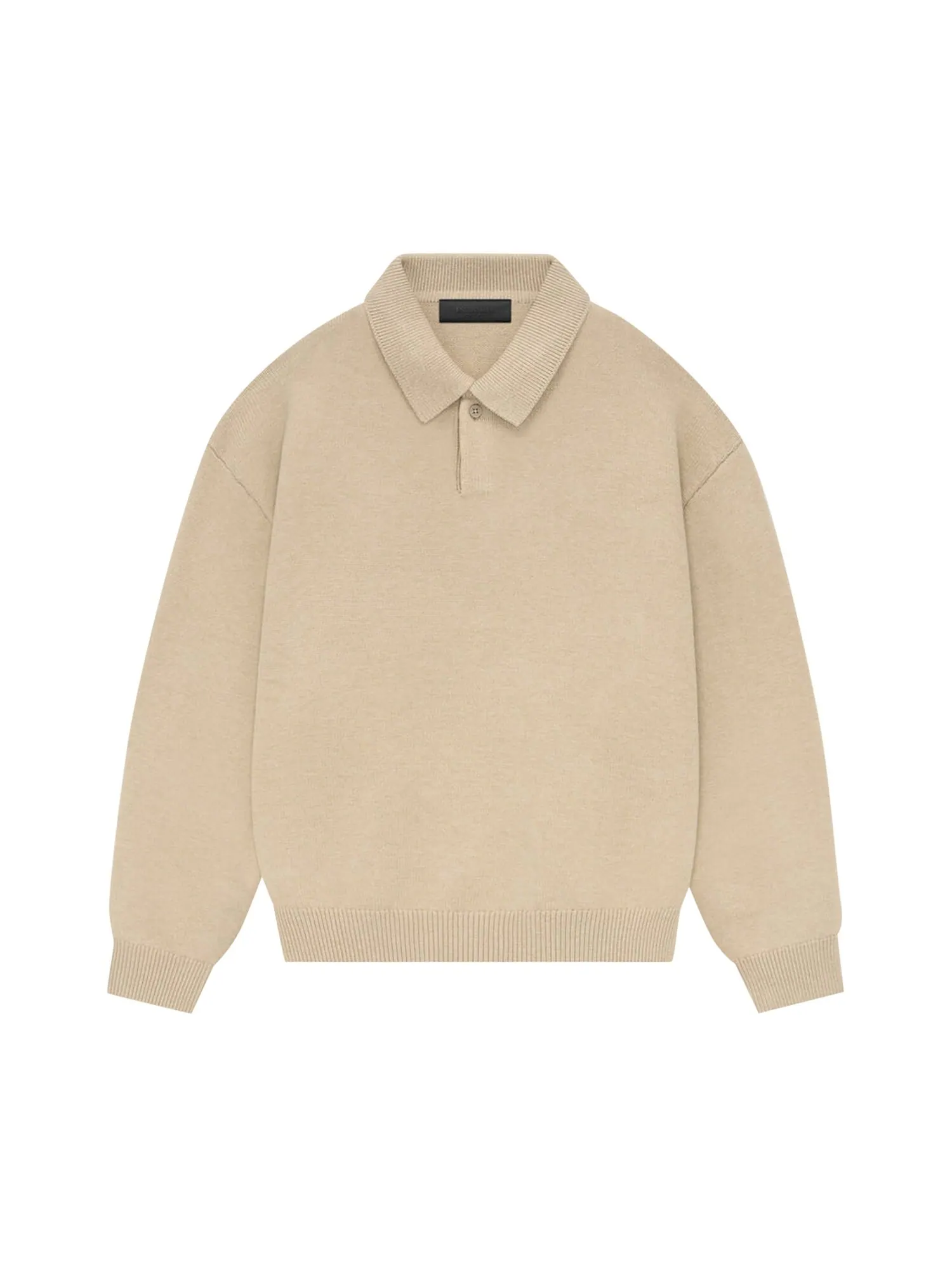 Лонгслив-поло Fear Of God Essentials Spring — изображение 1 из 7, золотистый