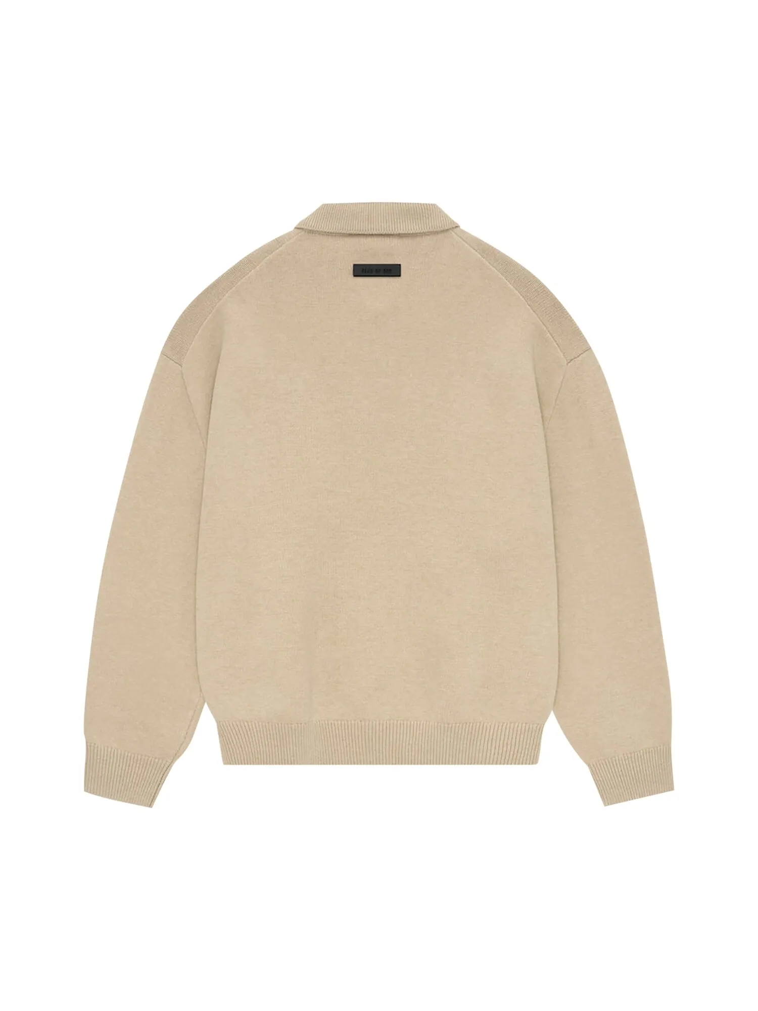 Лонгслив-поло Fear Of God Essentials Spring — изображение 2 из 7, золотистый