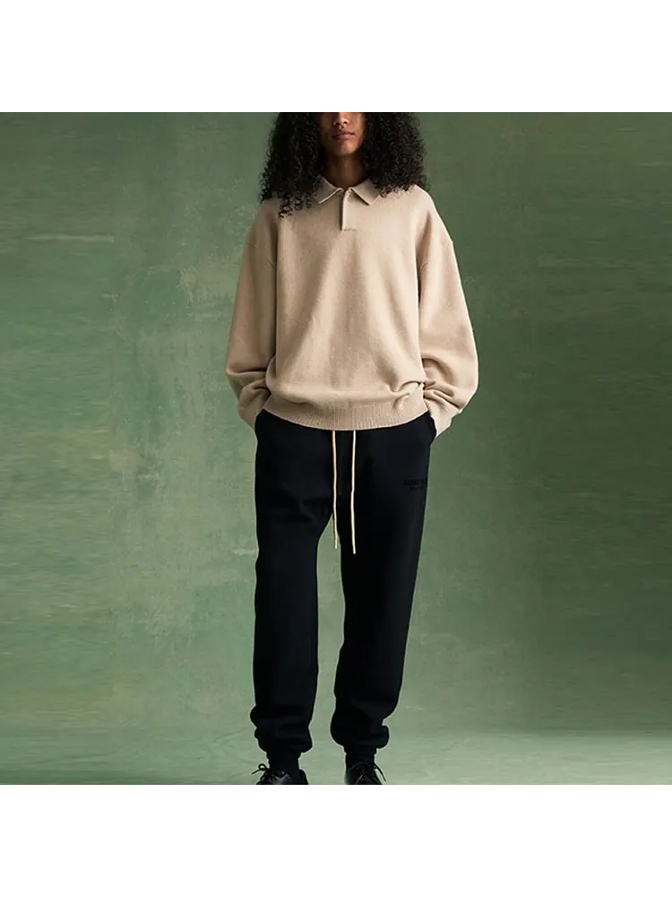 Лонгслив-поло Fear Of God Essentials Spring — изображение 3 из 7, золотистый