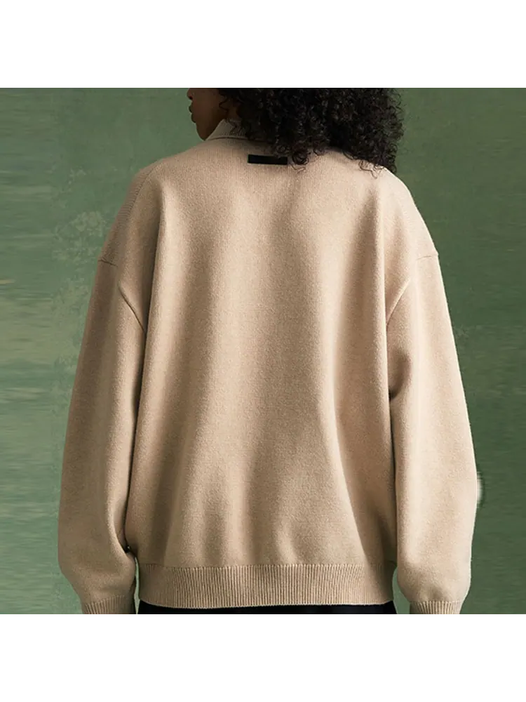 Лонгслив-поло Fear Of God Essentials Spring — изображение 5 из 7, золотистый