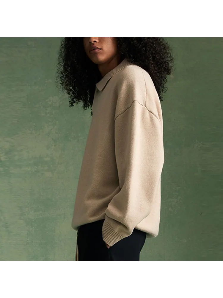 Лонгслив-поло Fear Of God Essentials Spring — изображение 6 из 7, золотистый