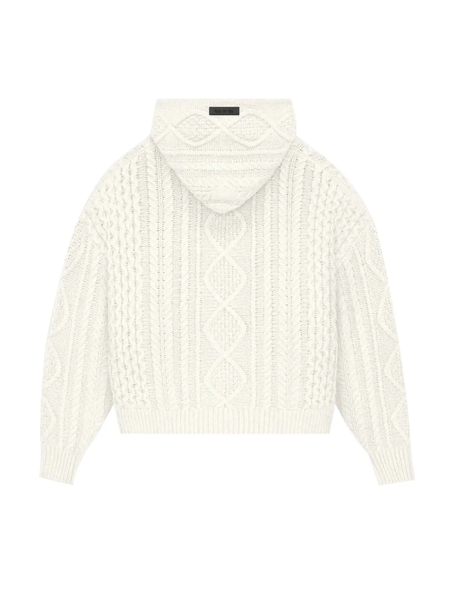 Толстовка косой вязки Fear of God Essentials Cloud Dancer — изображение 2 из 2, серый