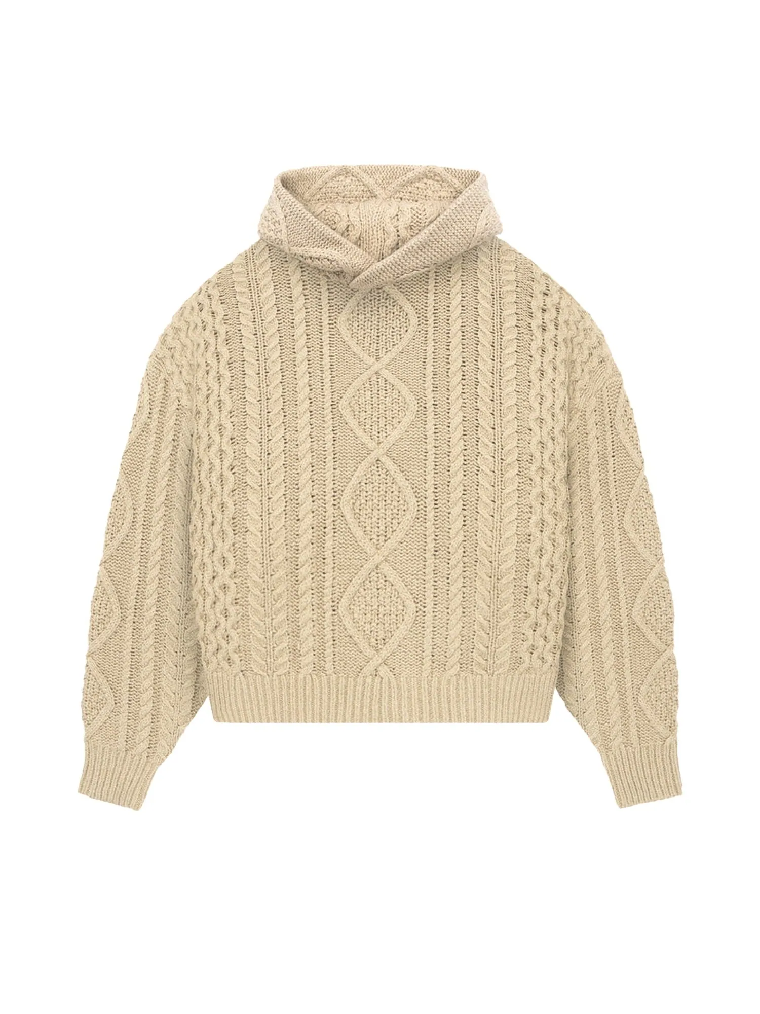 Толстовка косой вязки Fear of God Essentials Gold Heather — изображение 1 из 2, золотистый