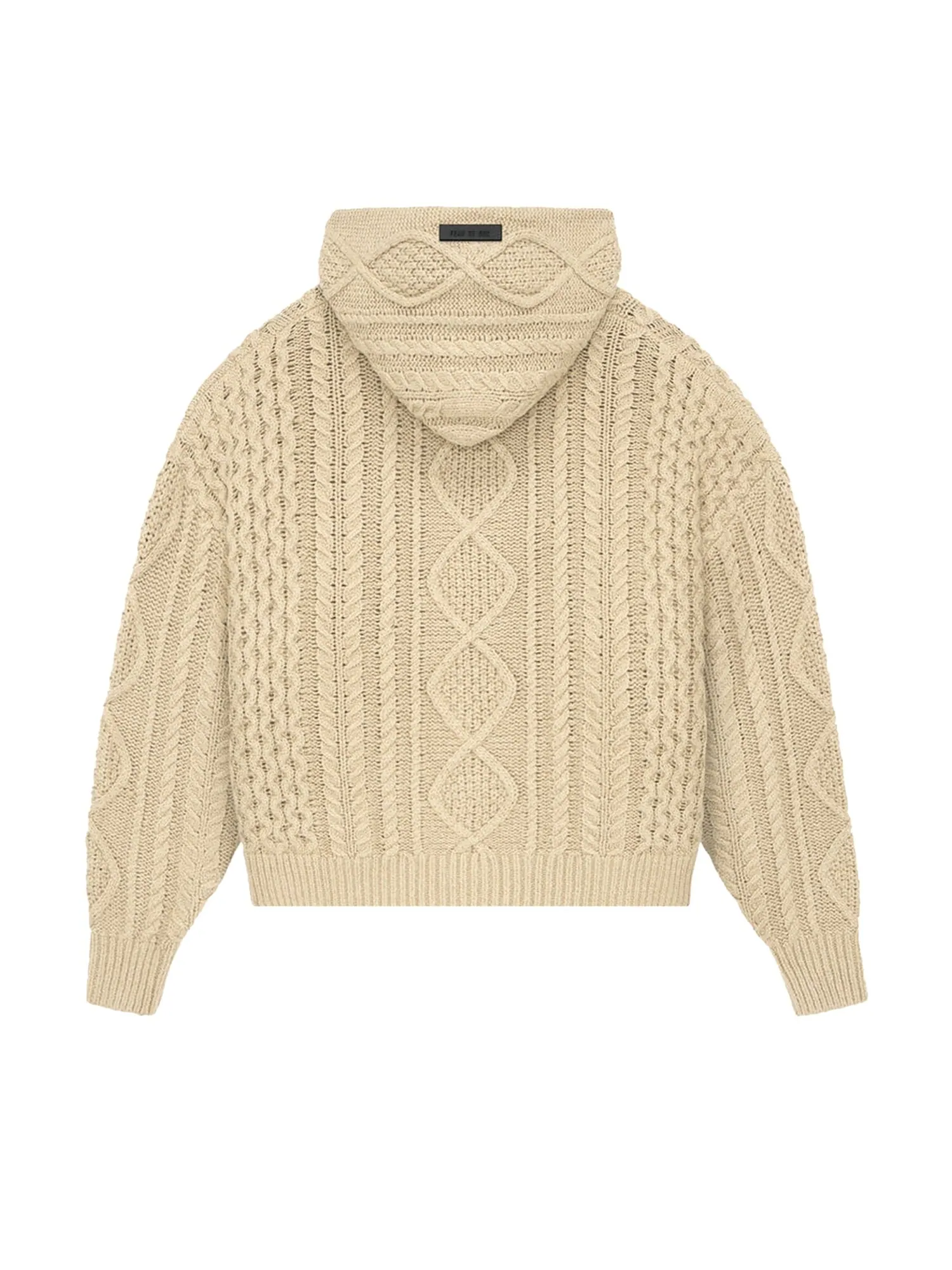 Толстовка косой вязки Fear of God Essentials Gold Heather — изображение 2 из 2, золотистый
