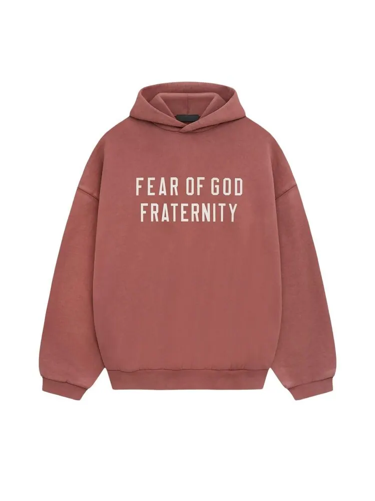Худи Fear of God Essentials Heavy Fleece Hoodie Crimson — изображение 1 из 2, красный