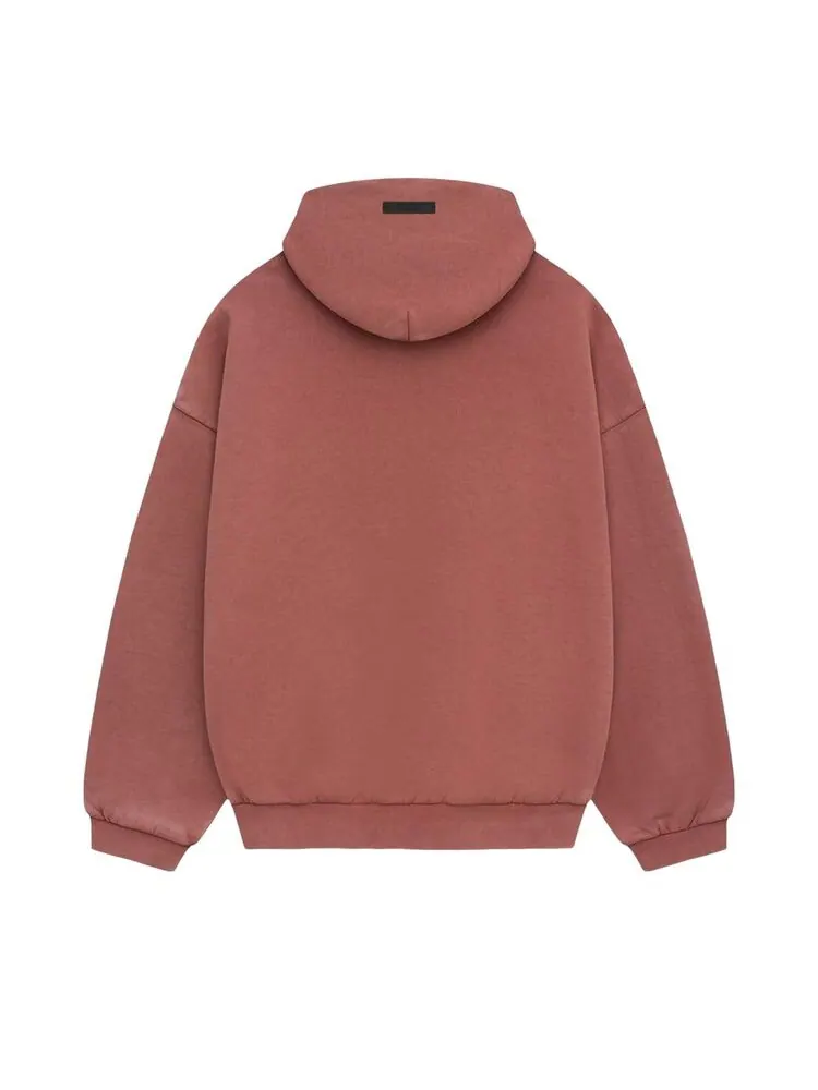 Худи Fear of God Essentials Heavy Fleece Hoodie Crimson — изображение 2 из 2, красный
