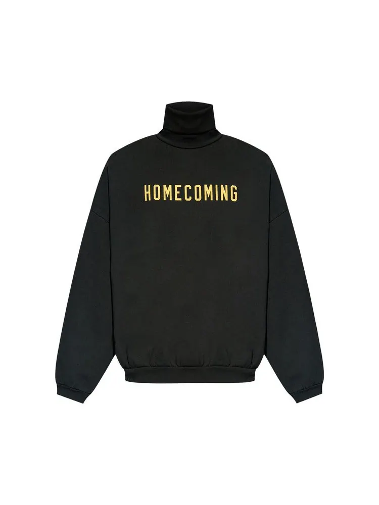 Топ Fear of God Essentials Heavy Fleece Turtleneck — изображение 1 из 1, черный