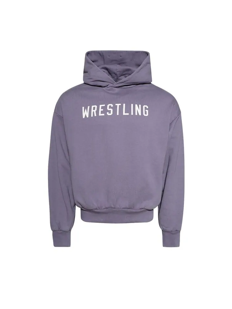 Худи Fear of God Essentials Heavy Fleece Vintage Shrunken Hoodie Lavender — изображение 1 из 1, фиолетовый